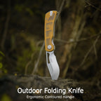 Kubey Gurkha folding knife outdoors