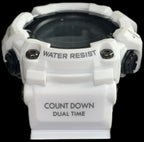 Activa Kadron X 53mm White watch countdown dual time side detail