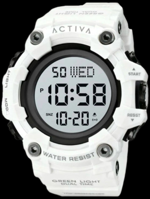 Activa Kadron X Invicta Digital Men's Watch - 53mm White