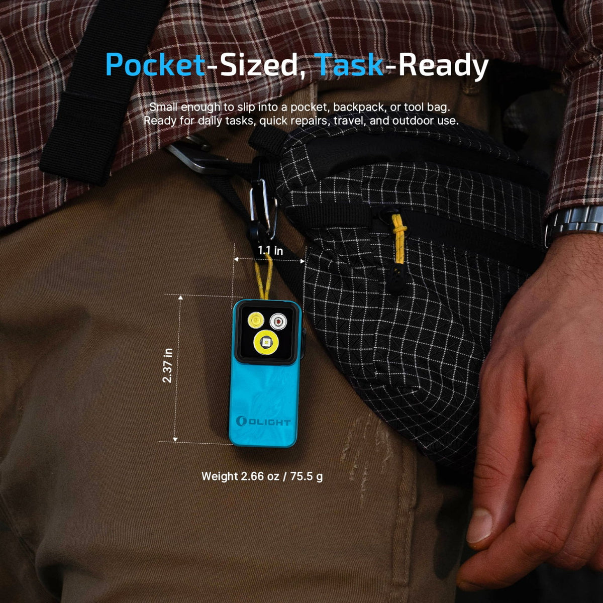 Olight Oclip 2 Pro pocket-sized carry