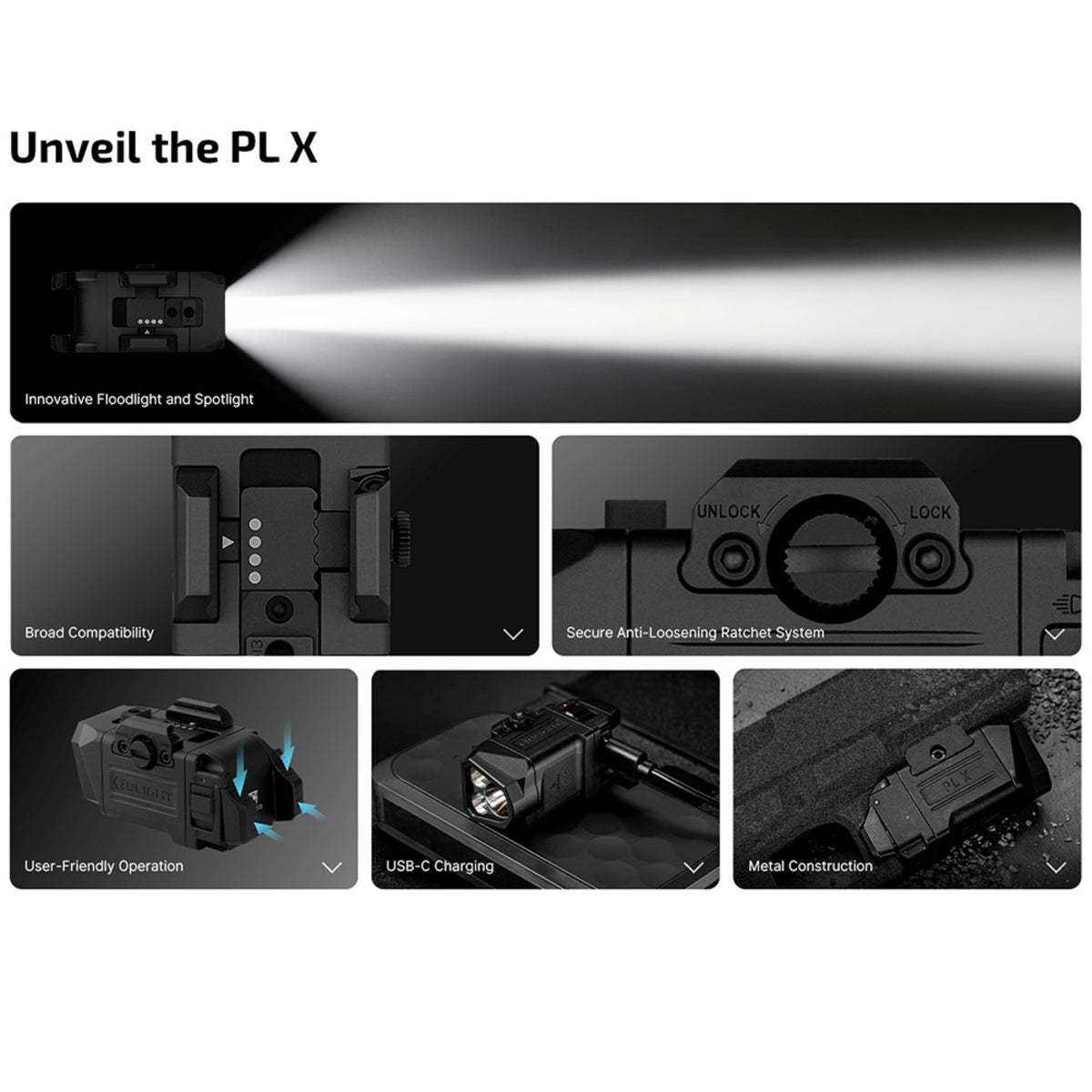 Olight PL X feature overview