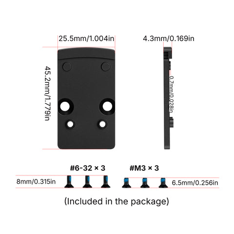 Osight RMR to RMSc Adapter Plate