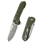 Remette Cosmic Button Liner Lock Knife - OD Green